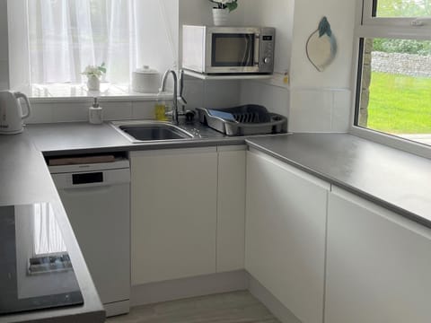 Kitchen with views over garden paddock | Glen Cottage, Mickleton, near Barnard Castle