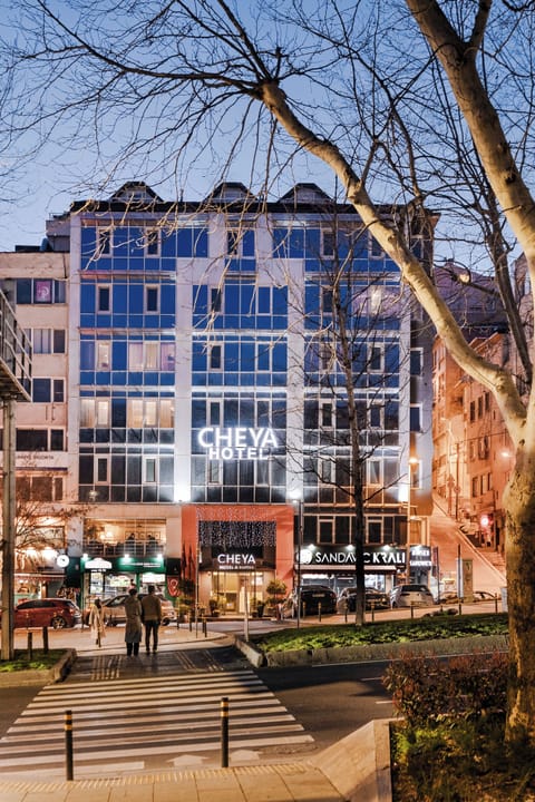 Front of property - evening/night
