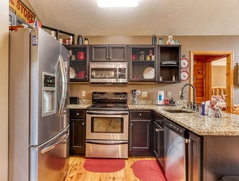 Well-appointed open kitchen
