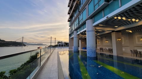 Seasonal outdoor pool