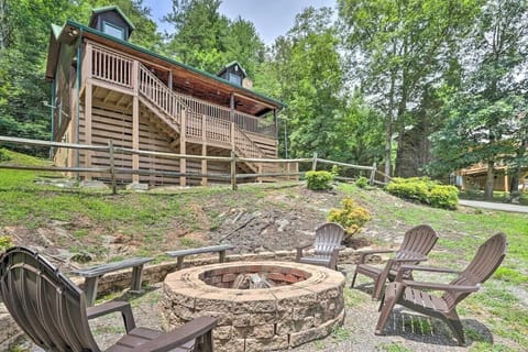 Front View & Fire Pit