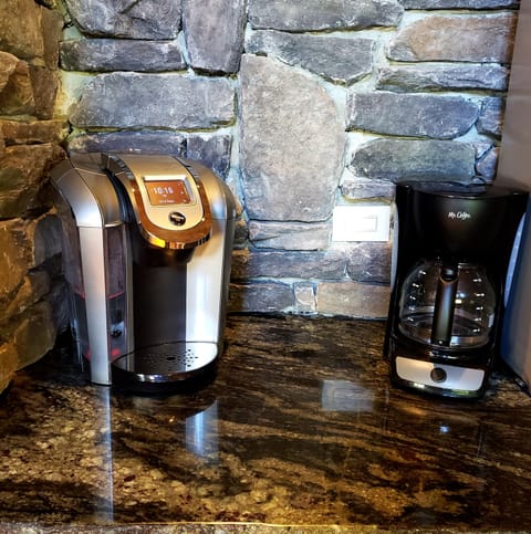 Keurig and Mr. Coffee pot