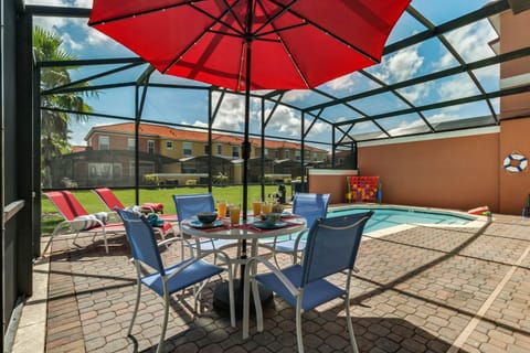 Relax in your own private screened pool