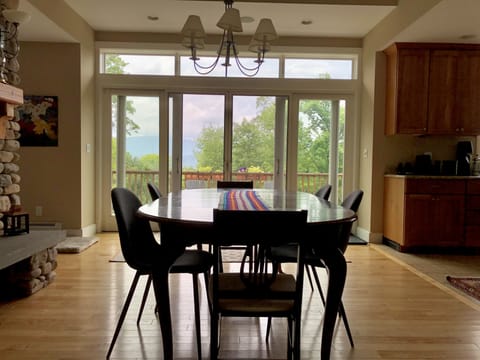 Mountain view from dining room table