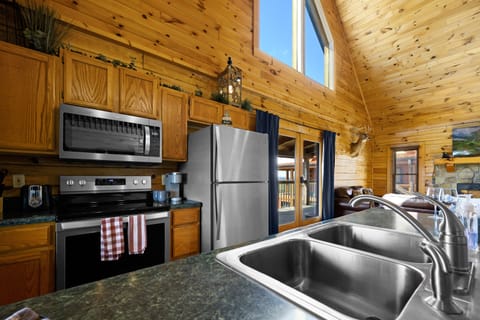 Kitchen with upgraded appliances