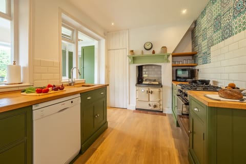 Ground floor: The kitchen is bright and well-equipped