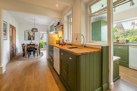 Ground floor: The kitchen and utility room