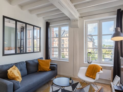 Very bright living room