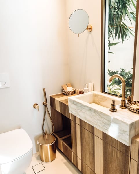 Free toiletries, hair dryer, slippers, towels