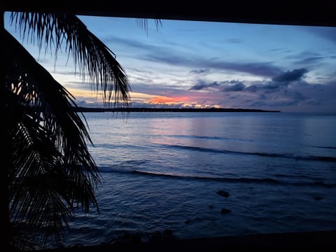 Sunset off the porch!