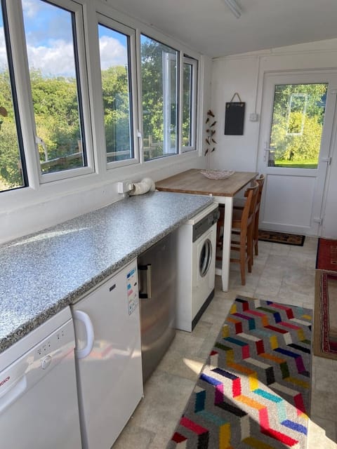 Utility room exit to garden