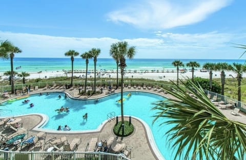 Beachfront pool