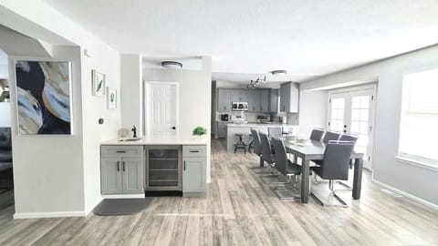 Modern open concept layout