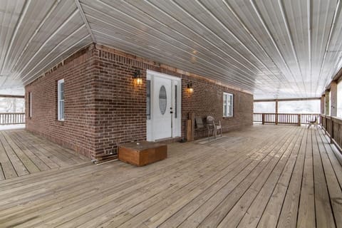 Upstairs deck