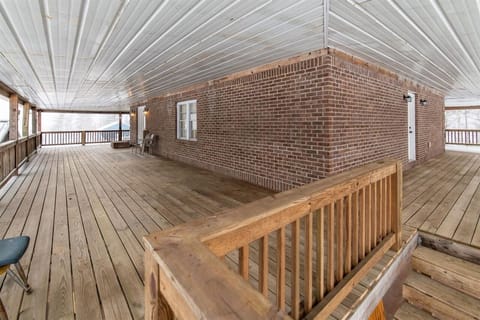 Upstairs deck