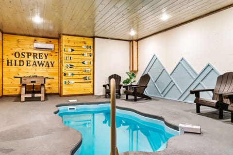 private, indoor heated pool