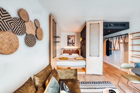 Studio Suite, 1 Queen Bed, Kitchenette | Memory foam beds, individually decorated, individually furnished