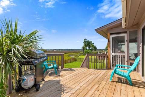Stunning Back Patio w/ Seating and Grill