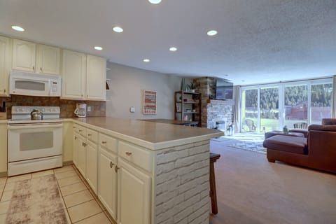 Open concept kitchen