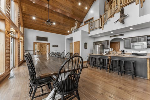 Dining room and kitchen seating