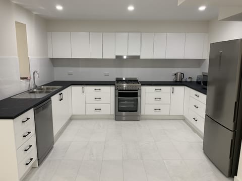 Kitchen - beachside & jetty view Apartment 2- Skippers