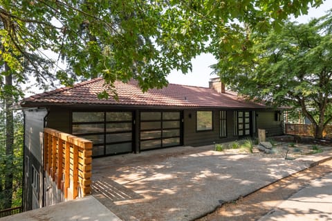 2-car garage and 2-car driveway at front of the house