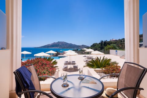 Poolfront Double Room with Sea View | Balcony view