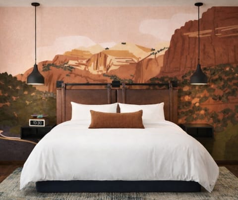 Superior Queen Room w/ Kitchenette | Pillowtop beds, laptop workspace, WiFi (free), bed sheets
