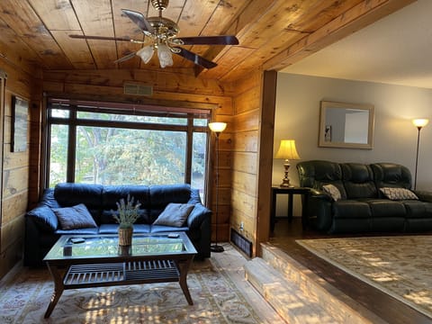 Sun room and family room