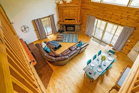 The view from above. Imagine the laughter that could fill this lovely space. 