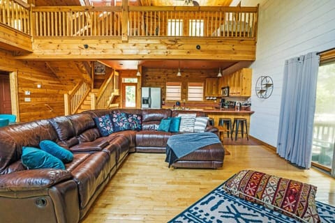 Watch your favorite family movie or lounge on the floor pillow while the fire calms your mind and your cares drift away. 