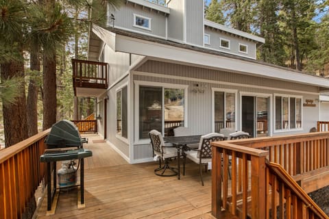 Front of home and decks
