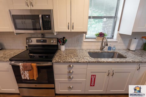 Stove, and Microwave