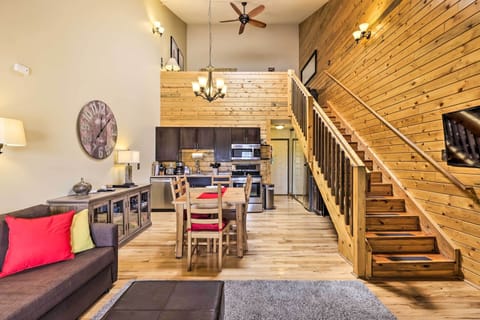 Granby Vacation Rental Condo | 1BA | 630 Sq Ft | Stairs to Access