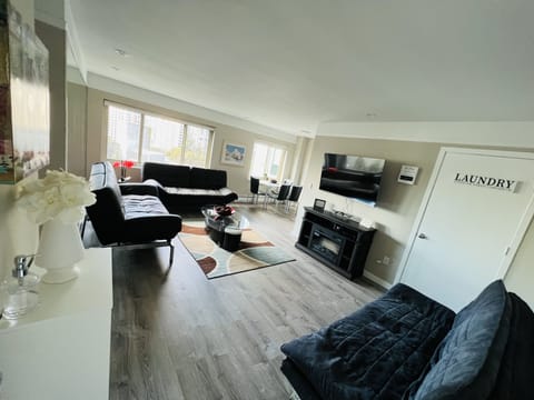 The living room 