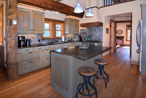 Fully stocked kitchen