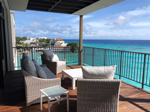 Patio and part of the view