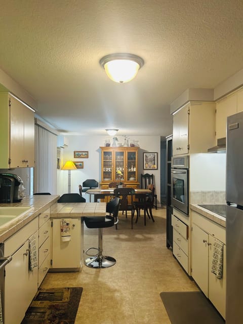 Open kitchen /dining area