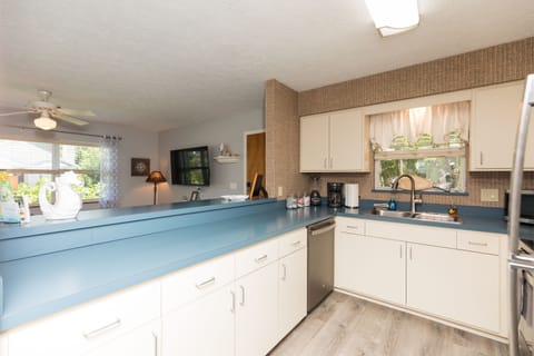 Lots of room and counter space in kitchen