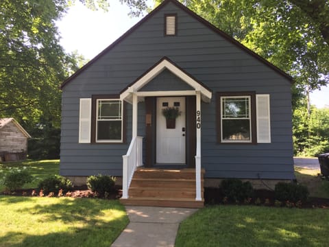 Private from entrance with outdoor porch light and Keyless entry.