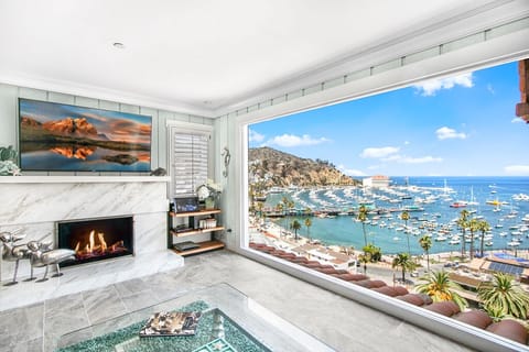 150MT - Family room Fireplace and view (fireplace is decorative)