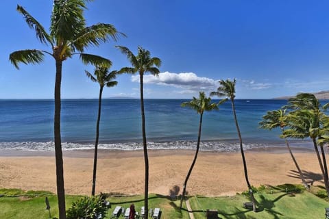Amazing direct ocean views and sandy beach at Nani Kai Hale