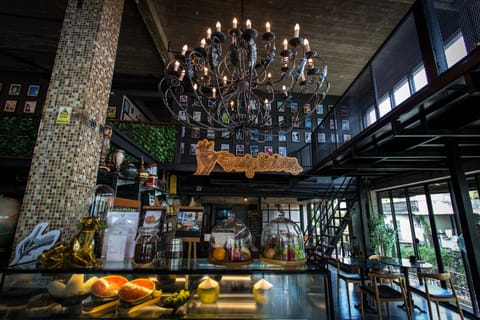 Rooftop bar, alfresco dining, open daily
