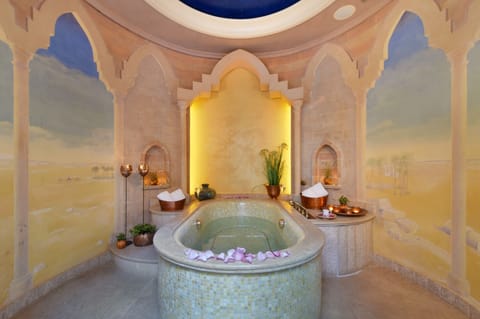 Sauna, hot tub, steam room, body treatments, mud baths, aromatherapy
