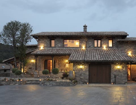 Front of property - evening/night