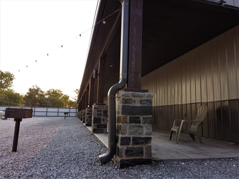The125' covered porch is so much fun!!
