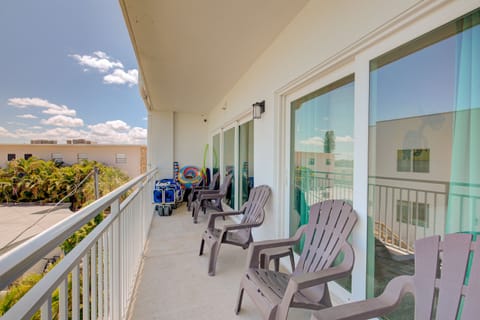 Private balcony for morning coffee or sunset cocktails near beach