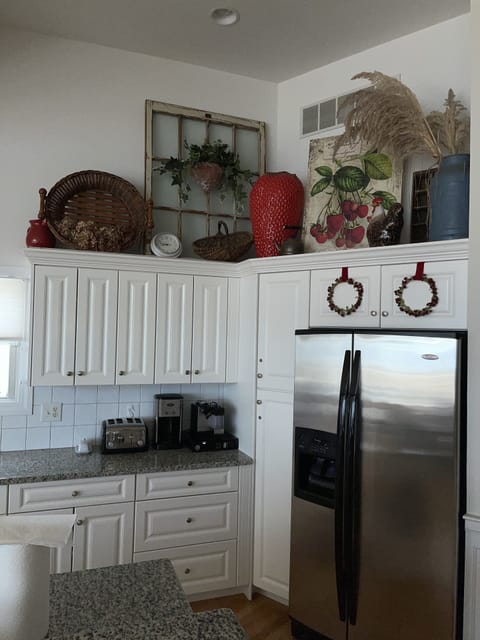 Kitchen area, refrigerator