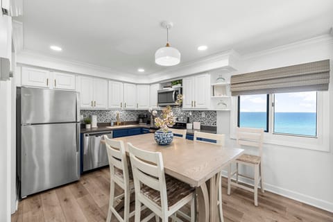 Beautiful kitchen with amazing view.