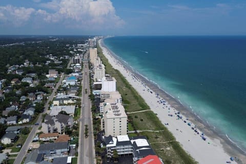 this is your beach, a short 2 min walk away